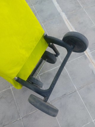 Carro de la compra verde