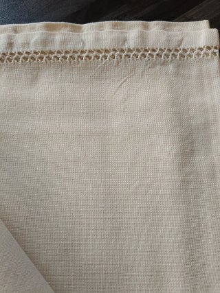 Tovaglia cotone beige 135x148