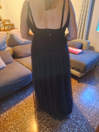 Vestido de noche negro