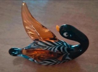 Paperella in vetro di Murano