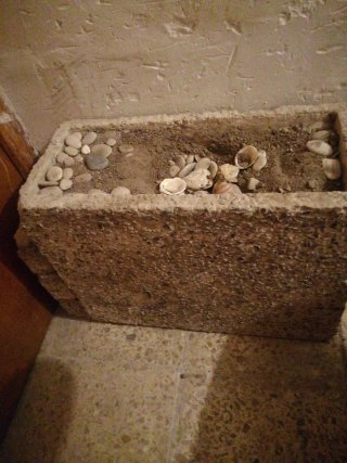 Maceta/Jardinera de hormigón/terrazo