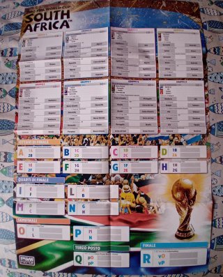 Poster Mondiali Calcio Sudafrica 2010