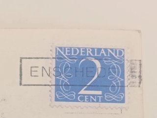 Postal Gelukkig Nieuwjaar Holanda Años 50