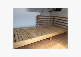 Cama extensible de madera / Sofá cama