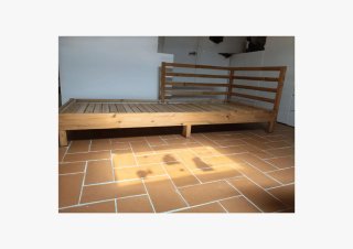 Cama extensible de madera / Sofá cama