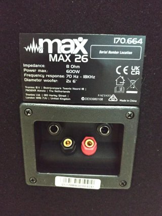 Pareja Altavoces Max 26 nuevos