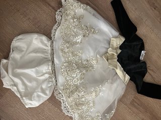 Conjunto niña vestido y braguita