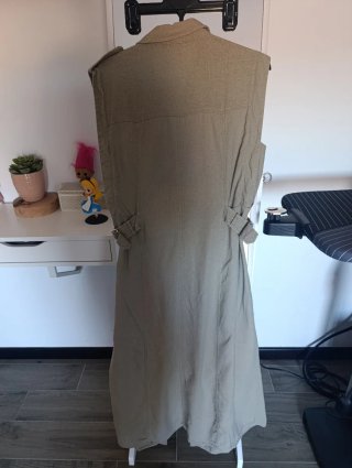 Vestido Zara militar verde M
