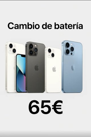 ​ Reparación Exprés iPhone . Tienda con Garantia