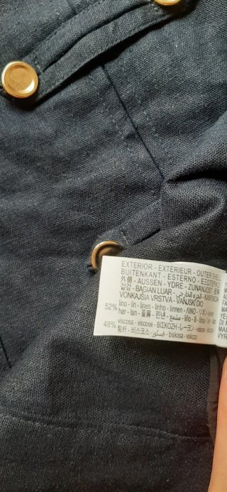 Vestido lino Zara