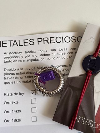 Anillo Aristocrazy Nuevo Talla 13 Pvp tienda 119€.