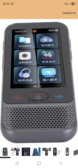 Traductor SUNGOOYUE Voz Táctil 139 Idiomas