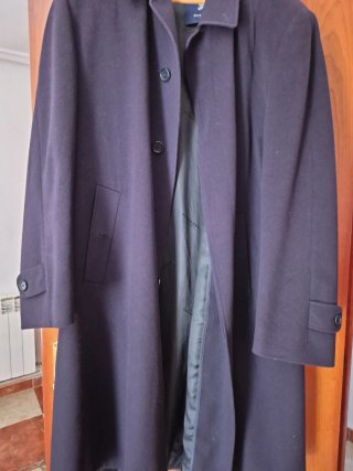 Abrigo Lana Burberry Azul Talla 52