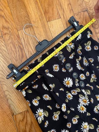 Pantalón Wide Leg Estampado Flores