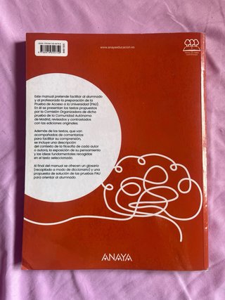 Libros 2º bachillerato Anselmo Lorenzo