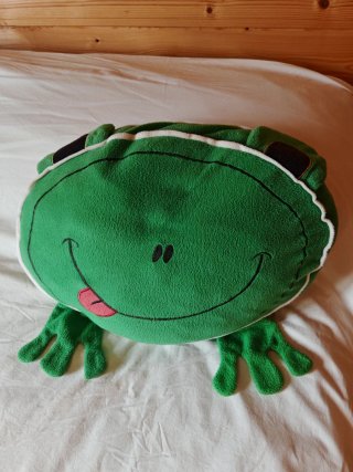 Cojín en forma de Rana