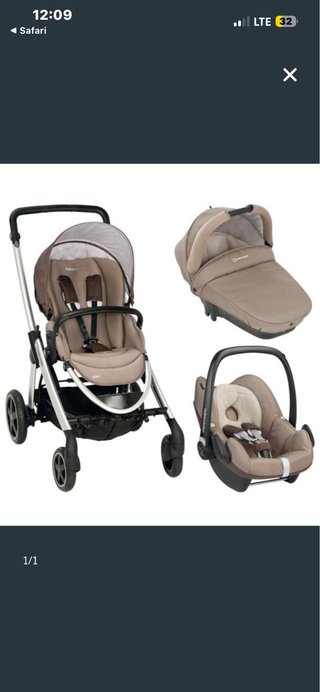 Carrito de bebé y accesorios