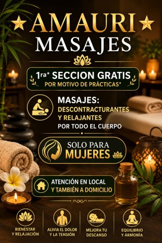 MASAJES DESDE 15€