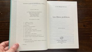 Ábrego de Lacy. Los libros proféticos