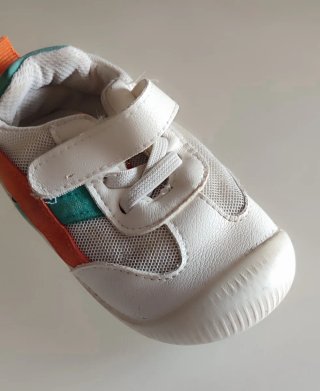 Zapatillas deportivas blancas para bebé, número 18