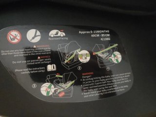Silla de coche bebé Grupo 0+ R129