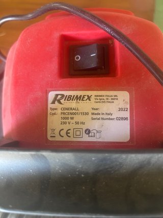 Aspirador Cenizas Ribimex Cenerill 1000W 18L