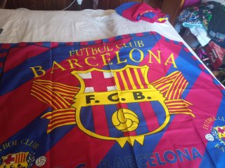 2 Banderas FC Barcelona grande