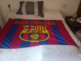 2 Banderas FC Barcelona grande