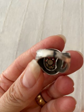 Anillo Plata Bronce Perla Circonitas