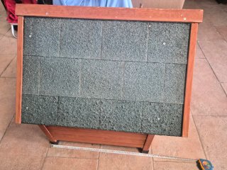 Caseta para perro de madera