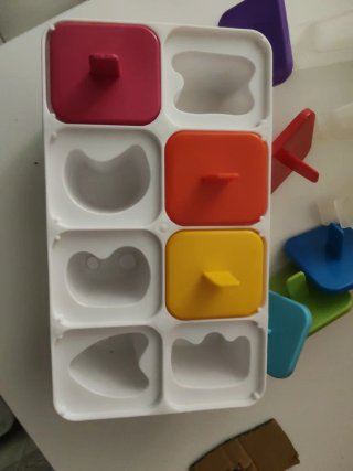 Moldes Helados Multicolor Plástico