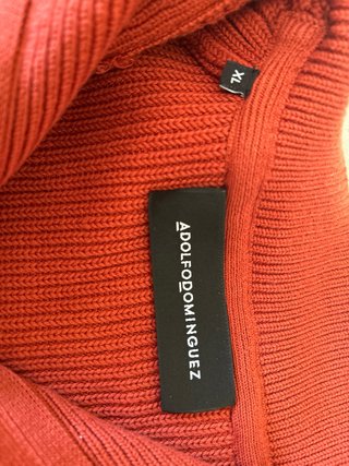 Jersey AD Rojo Cremallera Media Color ladrillo