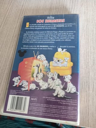 101 Dálmatas VHS Clásicos Disney Español