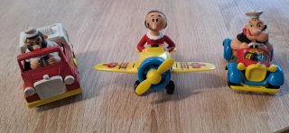 Set 3 Modellini vintage Guisval: Aereo, Camion, Po