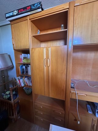 Mueble modular con cama abatible y armario