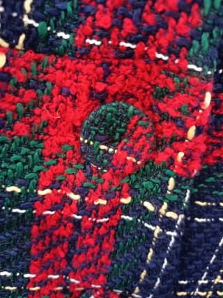 Vestido de Mango con estampado escocés.