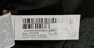 Pantaloncini Kuikma Decathlon neri taglia M