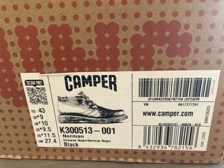 Camper Botines de piel Negros Talla 43