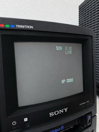 Sony Trinitron Video 8 EV-DT1 PAL