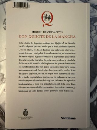 Libro Don Quijote de la Mancha