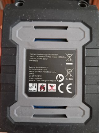 Pistola impacto batería cecotec