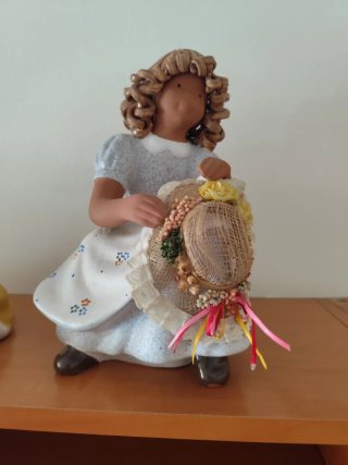 Muñecas decorativas de cerámica