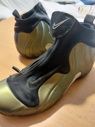 Nike Air Flightposite Oro Metálico 1999