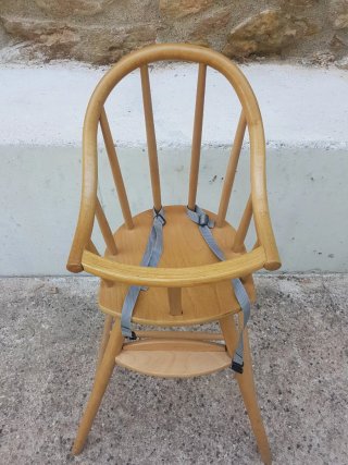 Trona de madera para bebé IKEA