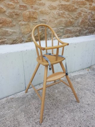 Trona de madera para bebé IKEA