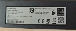 Barra de Sonido Samsung SW800D Negra