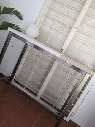 Mesa alta cocina aluminio
