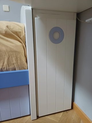 Cama 90cm con Escritorio Integrado