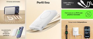 Batería Magnética Belkin 10000mAh Qi2 USB-C