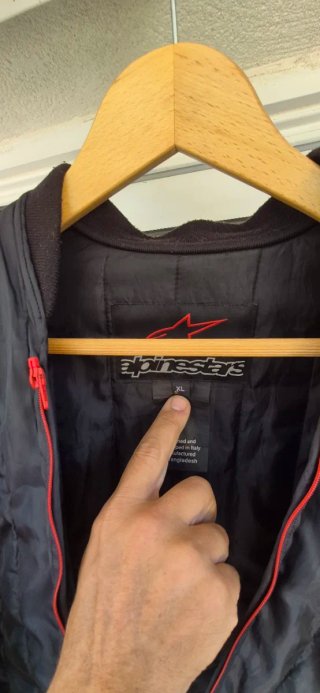 Chaqueta Moto Alpinestars Negra y Amarilla